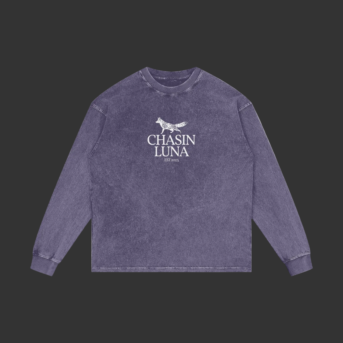 Acid Wash Oversize Long Sleeve T-Shirt