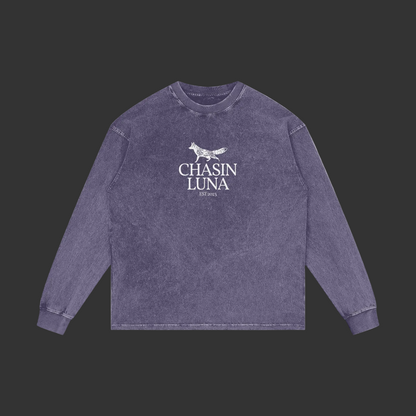 Acid Wash Oversize Long Sleeve T-Shirt