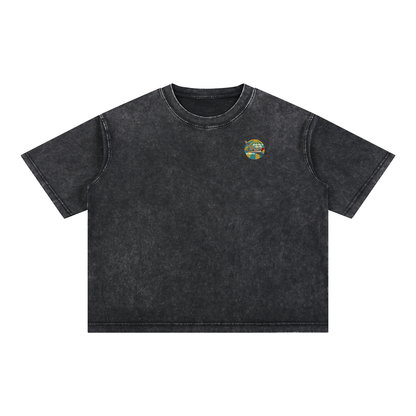 Mineral Wash Boxy Cotton T-Shirt