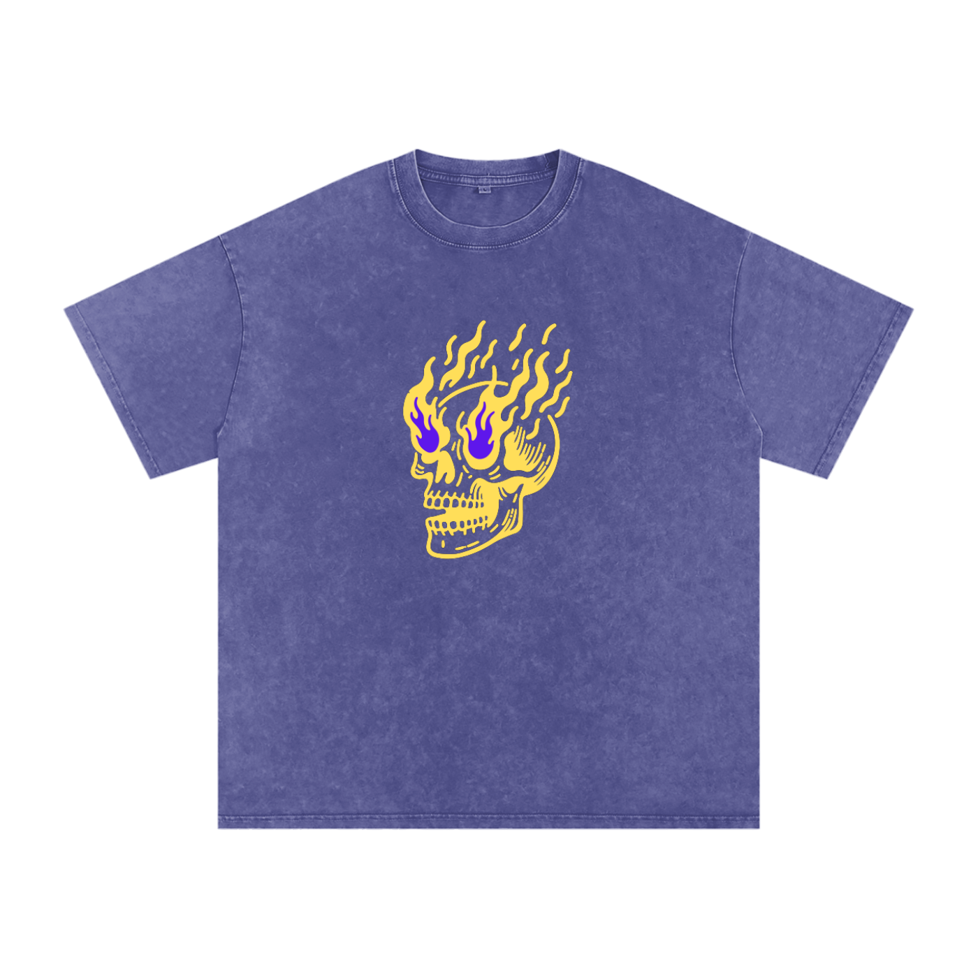 Flamin' Skull Tee LSU Colorway (Large Logo)