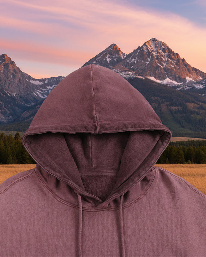 Ombre Stone Washed Colorpointed Hoodie