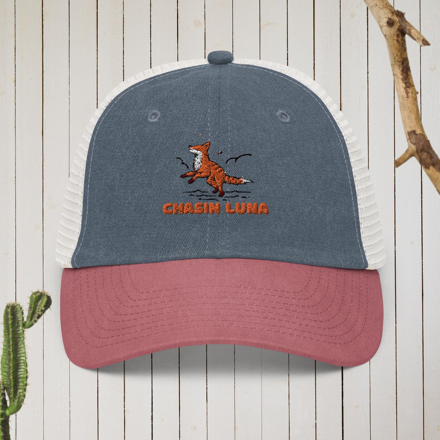 Chasin Luna RedFox Pigment-Dyed Hat