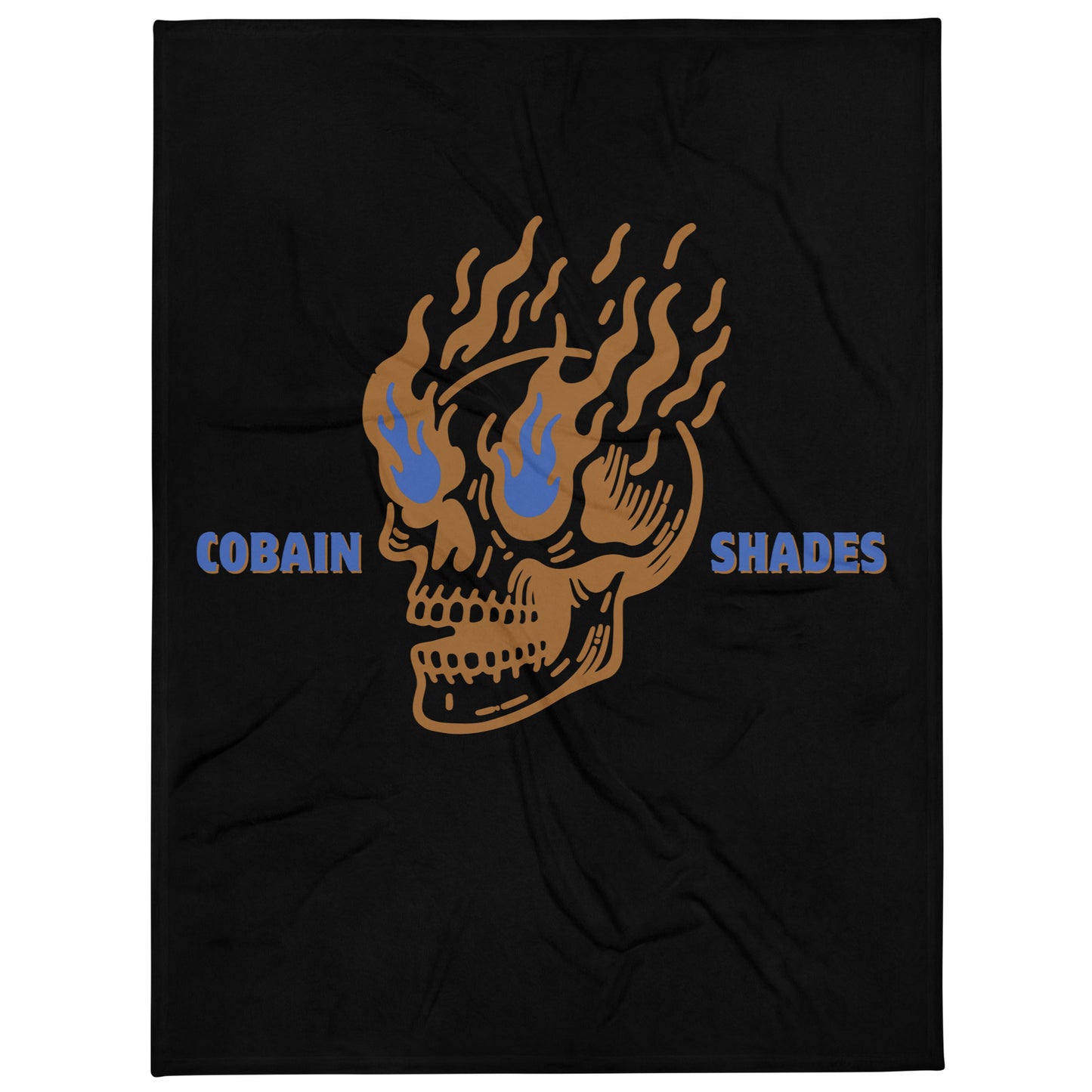 Cobain Shades Skull Blanket